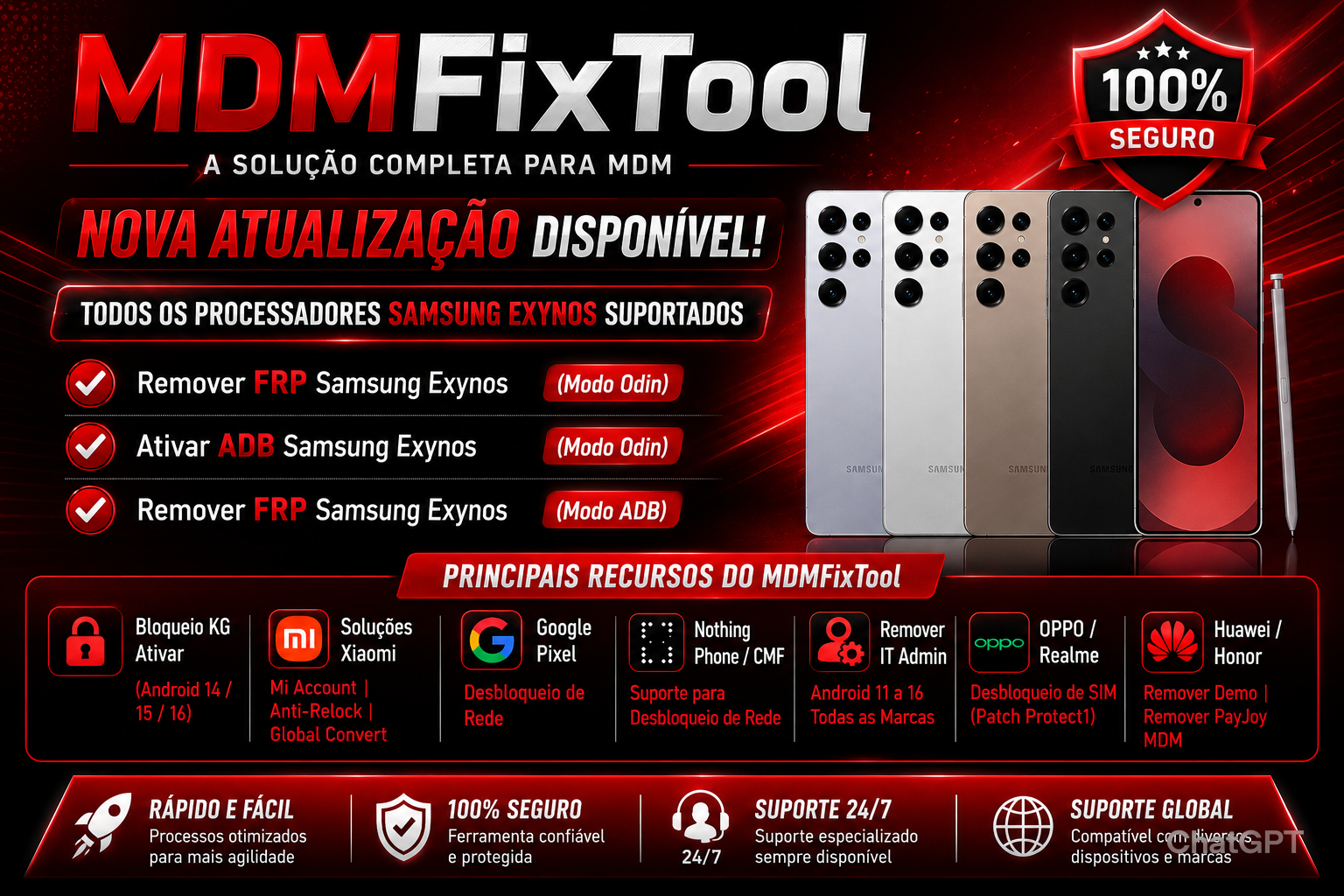MdmFixTool Ativação [ 12 Meses ][ 1 Usuário ] ♨️