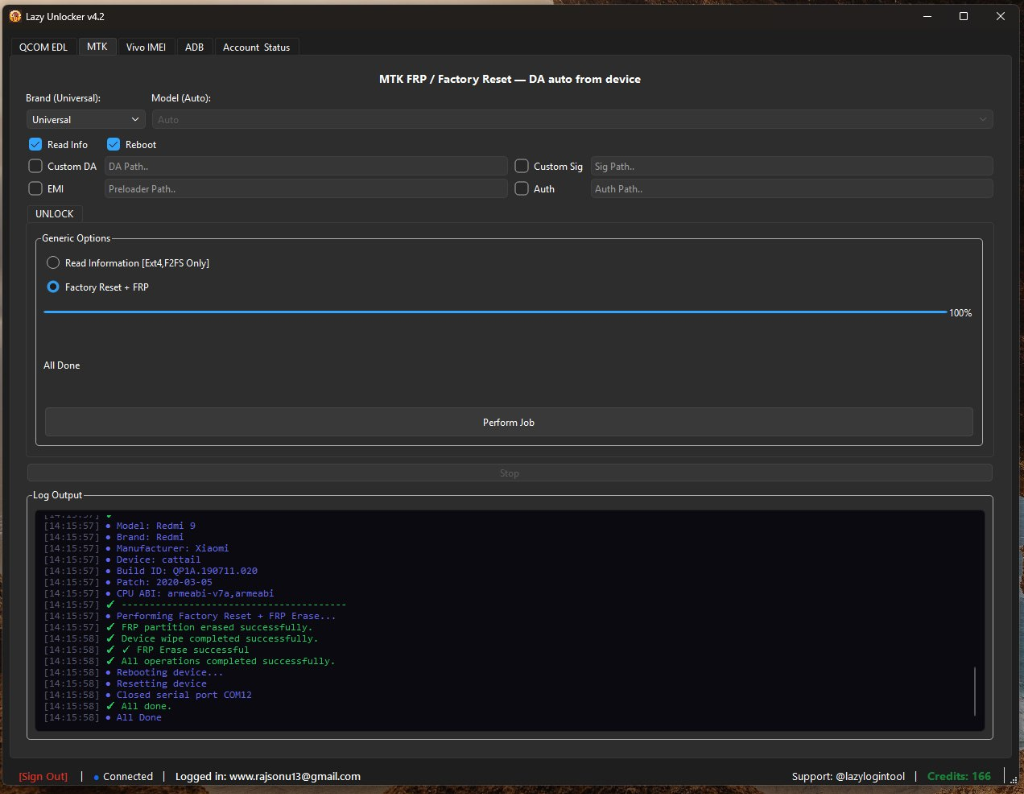 Lazy Unlocker - One Click FRP