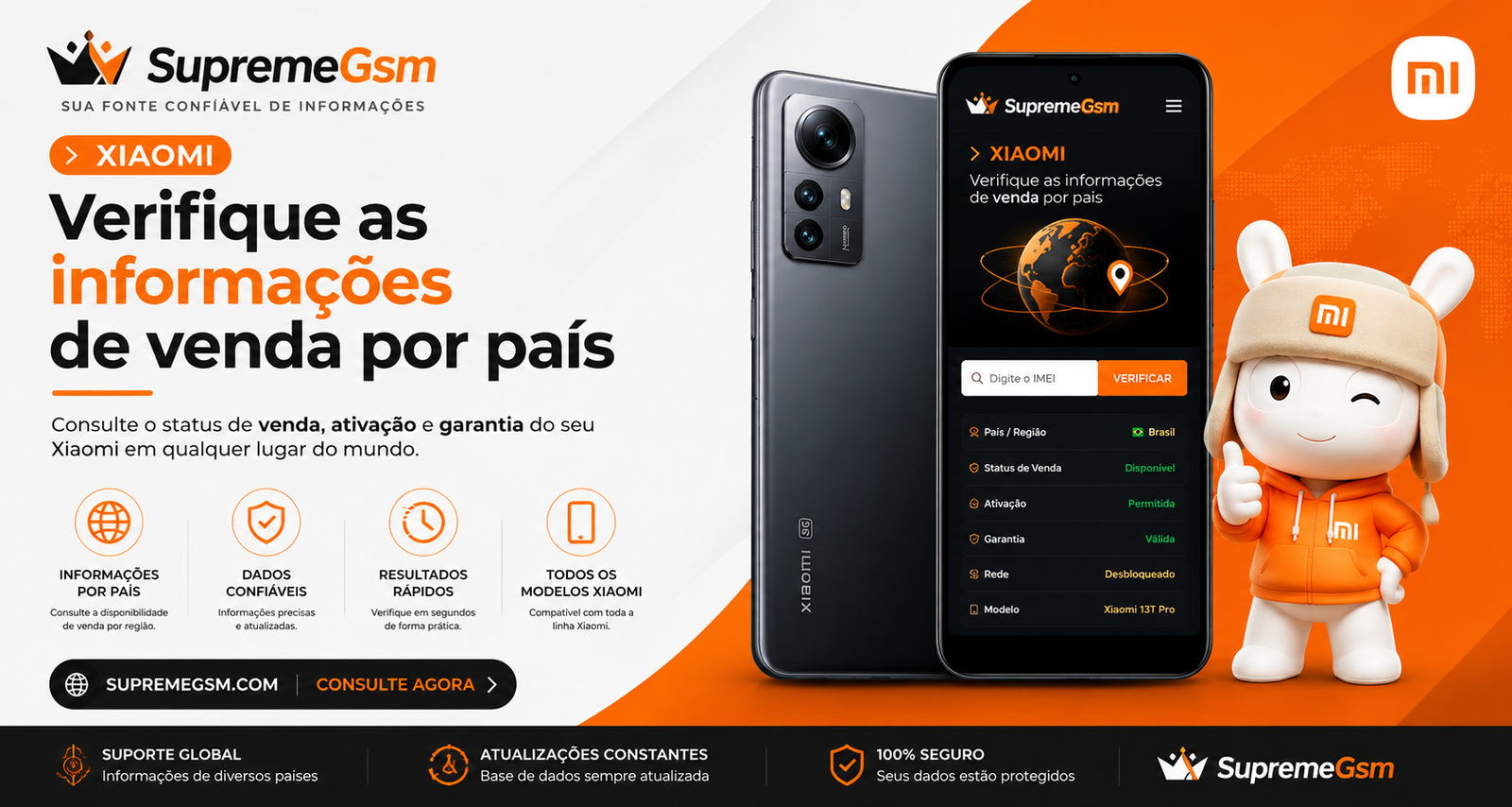Xiaomi Verifique as informações de Pais de venda 🔥